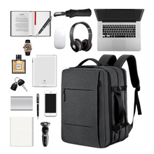Lade das Bild in den Galerie-Viewer, Business-USB-Laptop Reiserucksack mit Komplettöffnung