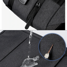 Lade das Bild in den Galerie-Viewer, Business-USB-Laptop Reiserucksack mit Komplettöffnung