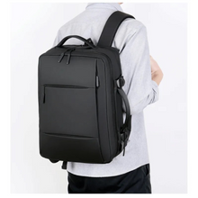 Lade das Bild in den Galerie-Viewer, Business-USB-Laptop Reiserucksack mit Komplettöffnung